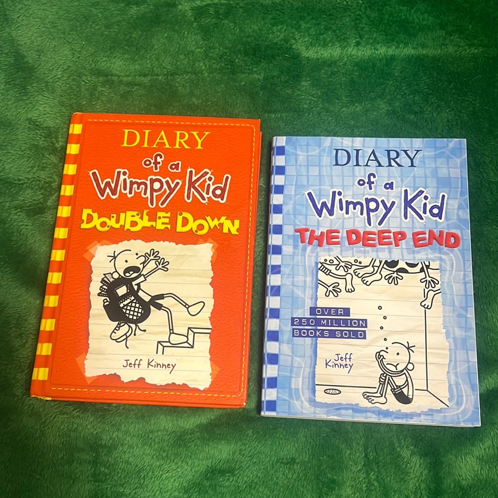 Diary of a Wimpy Kid “Double Down” and “The Deep End “ by Jeff Kinney